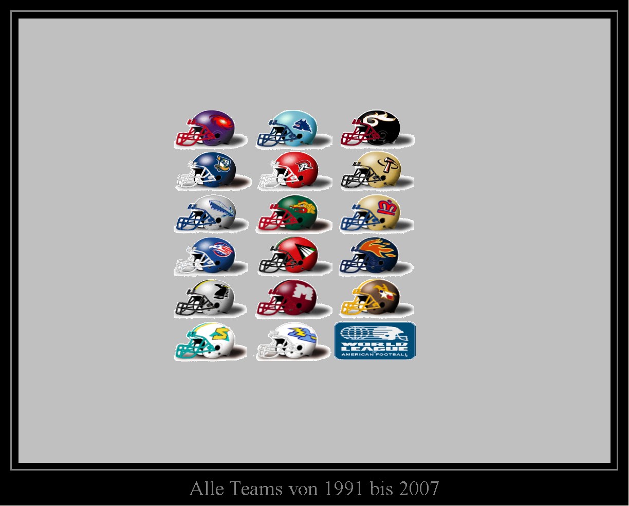  - Alle Teams von 1991 bis 2007 